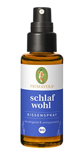 PRIMAVERA Schlafwohl Kissenspray bio 30 ml - Textil- und Raumduft mit Lavendel, Vanille und Neroli -...