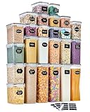 GoMaihe Vorratsdosen 25 Set Aufbewahrungsbox Küche Organizer, Luftdicht Vorratsbehälter Plastik...