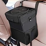 Winzwon Auto-Mülleimer, 6 l, faltbar, wasserdicht, Müllbeutel, Auto-Organizer, multifunktional,...