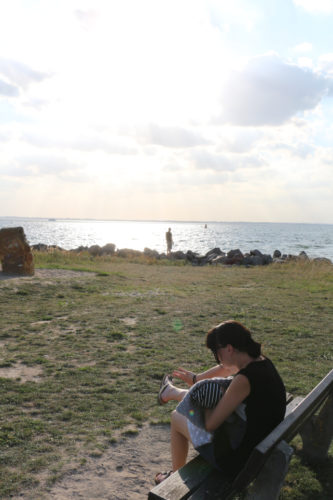 Wespenstich am Meer