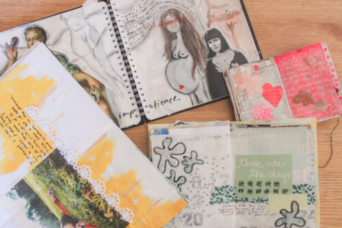 Art Journaling - bewahre deine Erinnerungen kreativ auf - Stressabbau durch kreatives Journaling